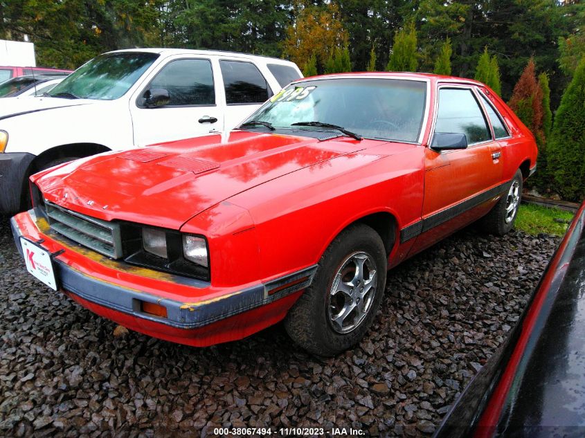 1985 Mercury Capri VIN: 1MEBP79AXFF608153 Lot: 38067494