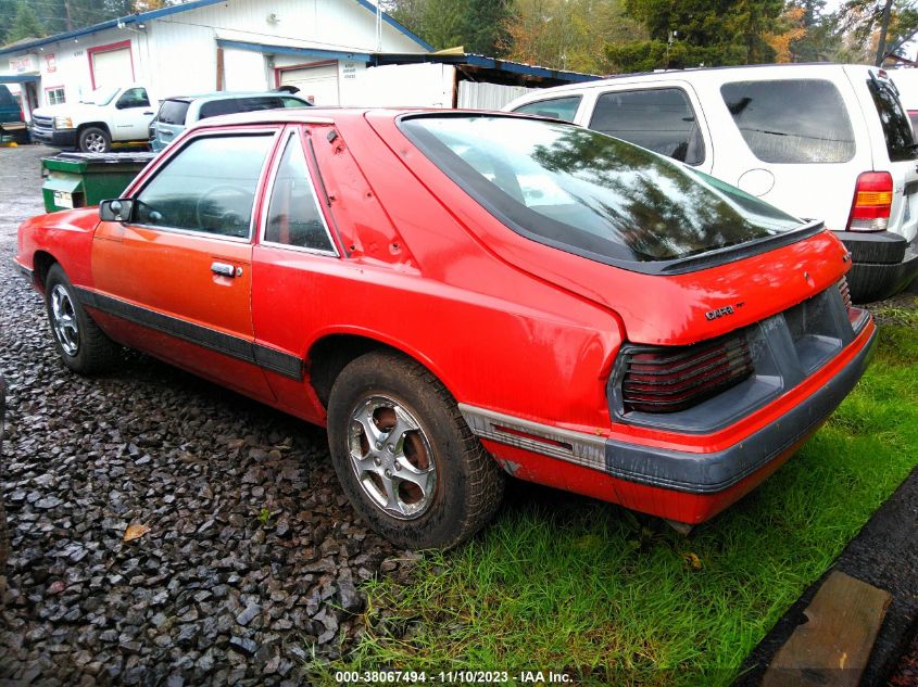 1985 Mercury Capri VIN: 1MEBP79AXFF608153 Lot: 38067494