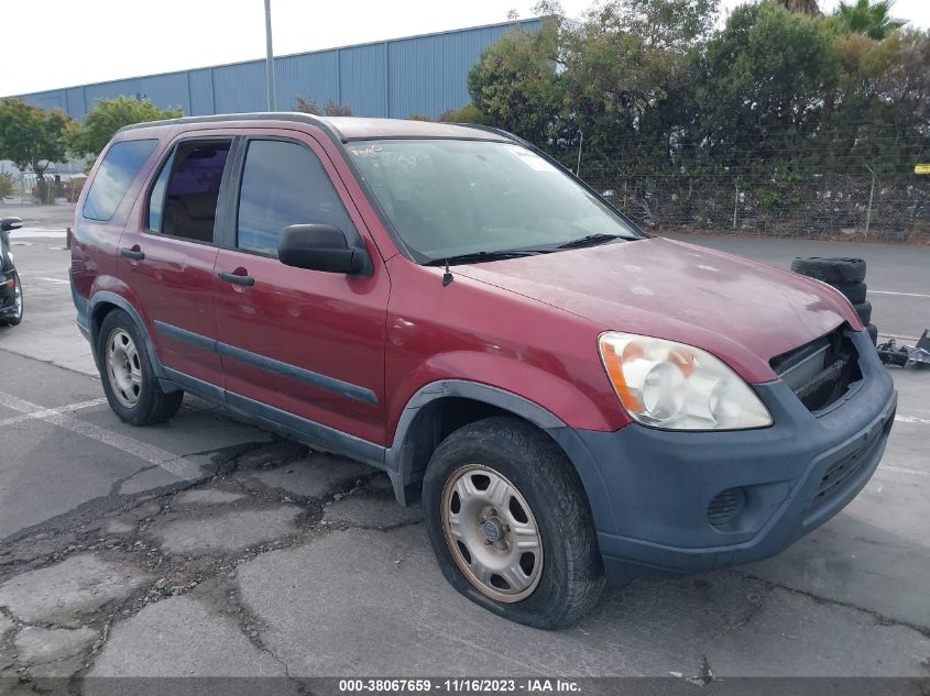 2006 Honda Cr-V Lx VIN: JHLRD68576C006774 Lot: 38067659