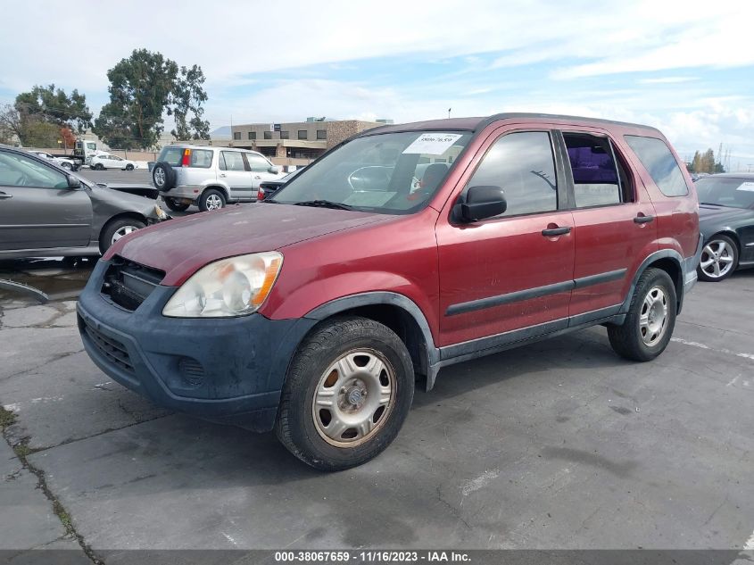 2006 Honda Cr-V Lx VIN: JHLRD68576C006774 Lot: 38067659