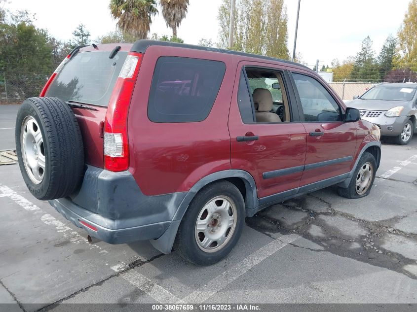 2006 Honda Cr-V Lx VIN: JHLRD68576C006774 Lot: 38067659