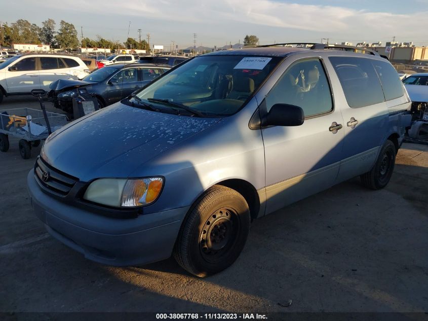 2003 Toyota Sienna Ce VIN: 4T3ZF19C93U518004 Lot: 38067768