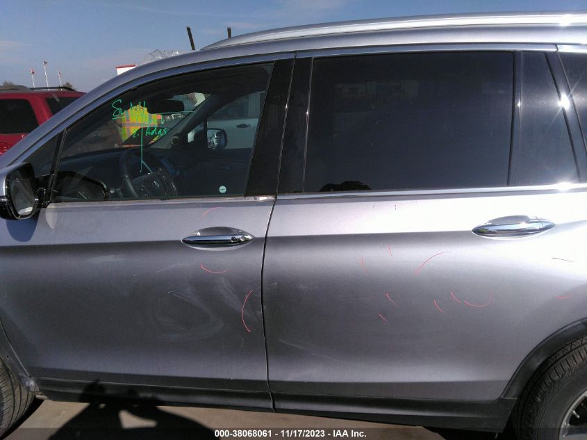 2016 Honda Pilot Elite VIN: 5FNYF6H0XGB092982 Lot: 38068061