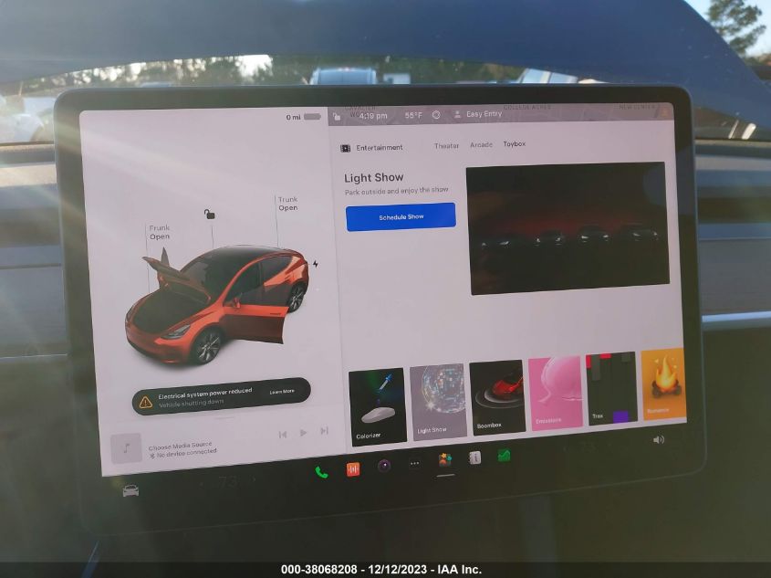 2023 Tesla Model Y Awd/Long Range Dual Motor All-Wheel Drive VIN: 7SAYGDEE2PF701311 Lot: 38068208