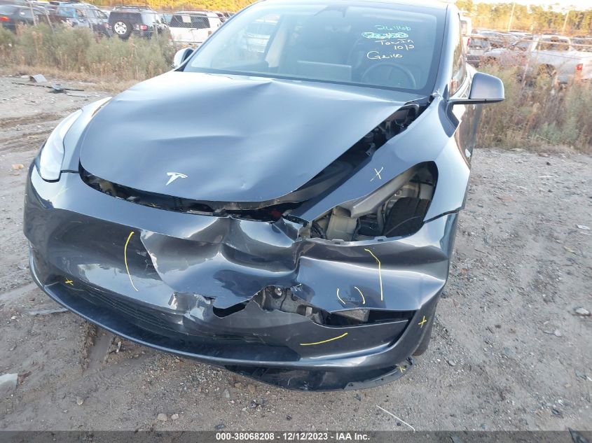 2023 Tesla Model Y Awd/Long Range Dual Motor All-Wheel Drive VIN: 7SAYGDEE2PF701311 Lot: 38068208