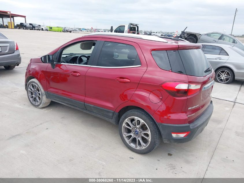 2021 Ford Ecosport Titanium VIN: MAJ3S2KEXMC454200 Lot: 38068260