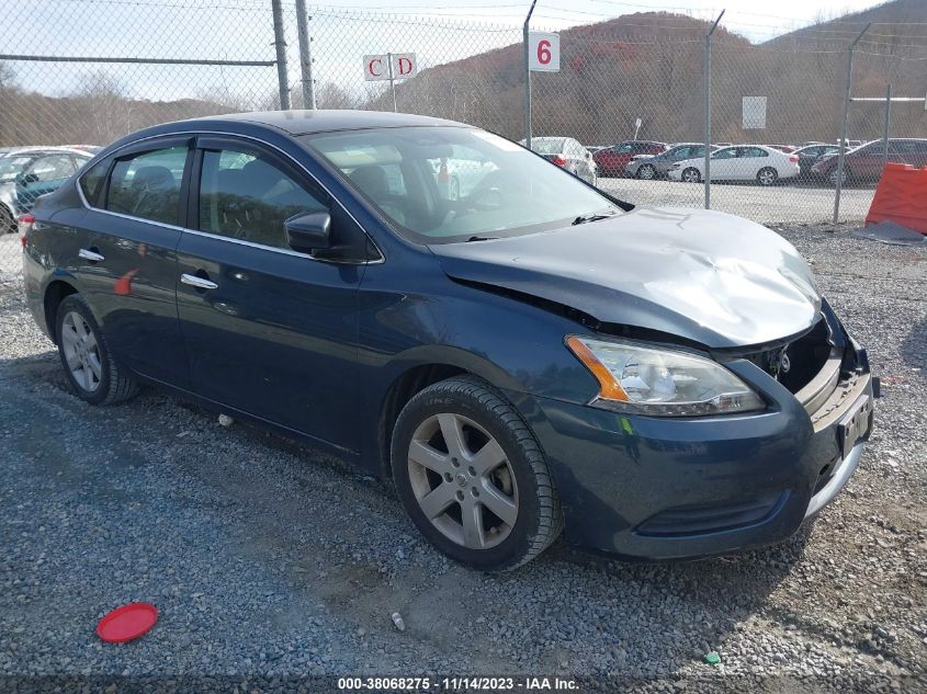 2013 Nissan Sentra Sv VIN: 3N1AB7AP9DL617704 Lot: 38068275