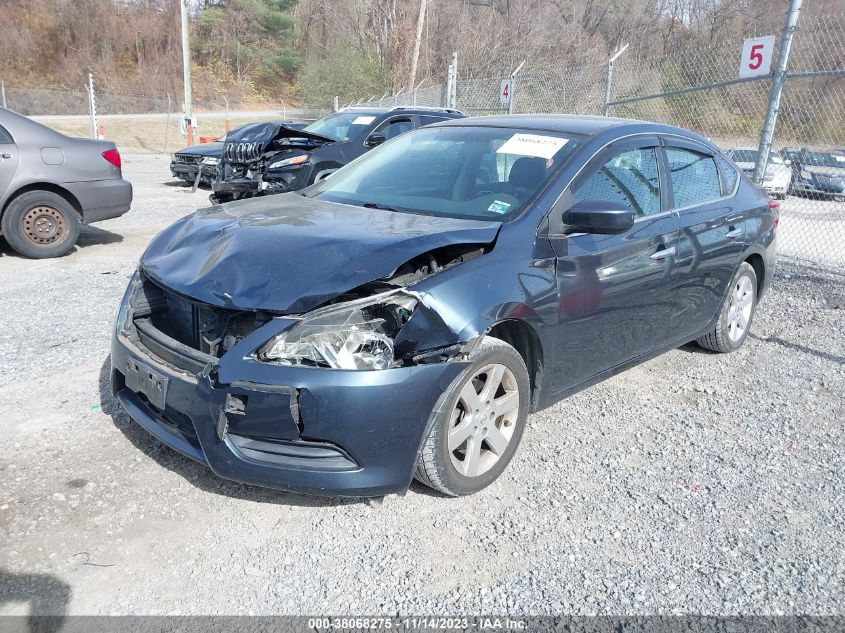 2013 Nissan Sentra Sv VIN: 3N1AB7AP9DL617704 Lot: 38068275