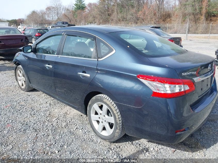 2013 Nissan Sentra Sv VIN: 3N1AB7AP9DL617704 Lot: 38068275