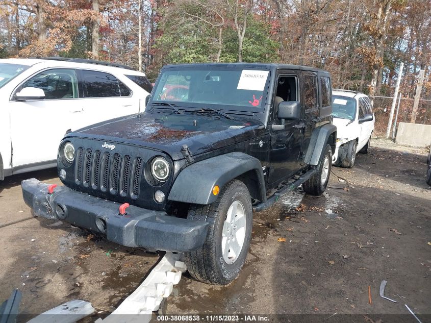 2018 Jeep Wrangler Jk Unlimited Sport S 4X4 VIN: 1C4HJWDG3JL929688 Lot: 38068538