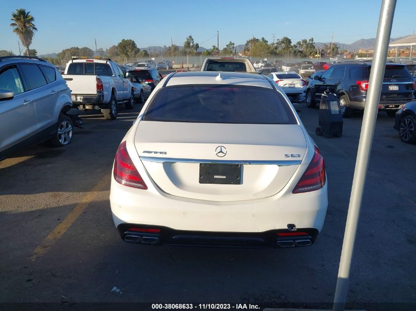 2020 Mercedes-Benz Amg S 63 4Matic VIN: WDDUG8JB0LA523454 Lot: 38068633