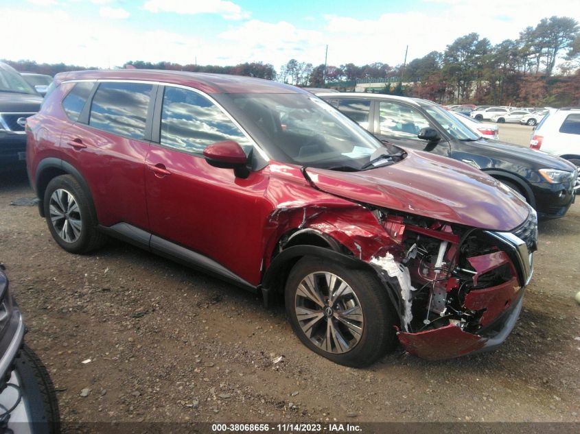 2022 Nissan Rogue Sv Intelligent Awd VIN: JN8BT3BB7NW333871 Lot: 38068656