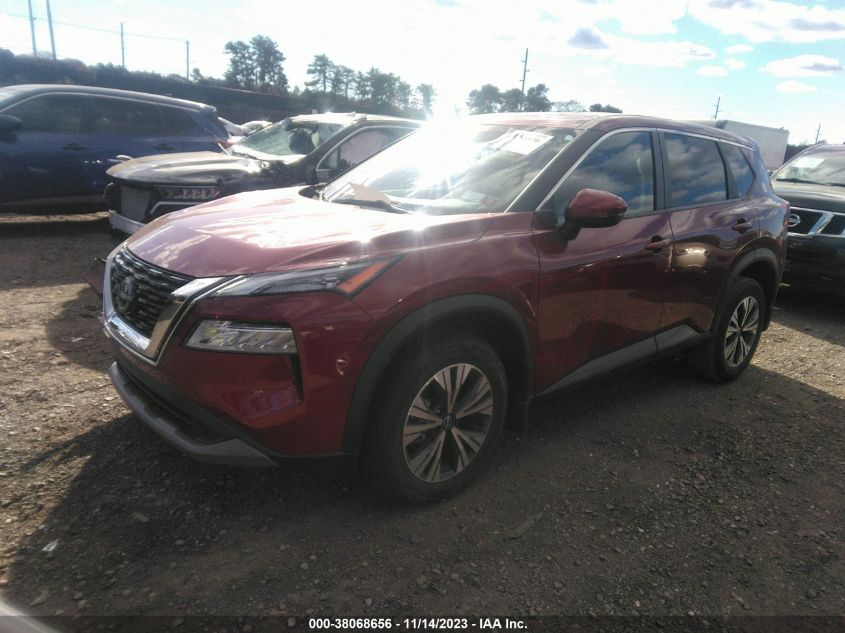 2022 Nissan Rogue Sv Intelligent Awd VIN: JN8BT3BB7NW333871 Lot: 38068656