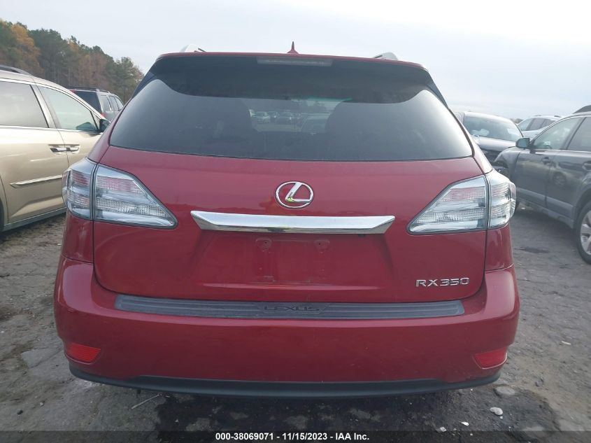 2011 Lexus Rx 350 VIN: 2T2BK1BA5BC104695 Lot: 38069071