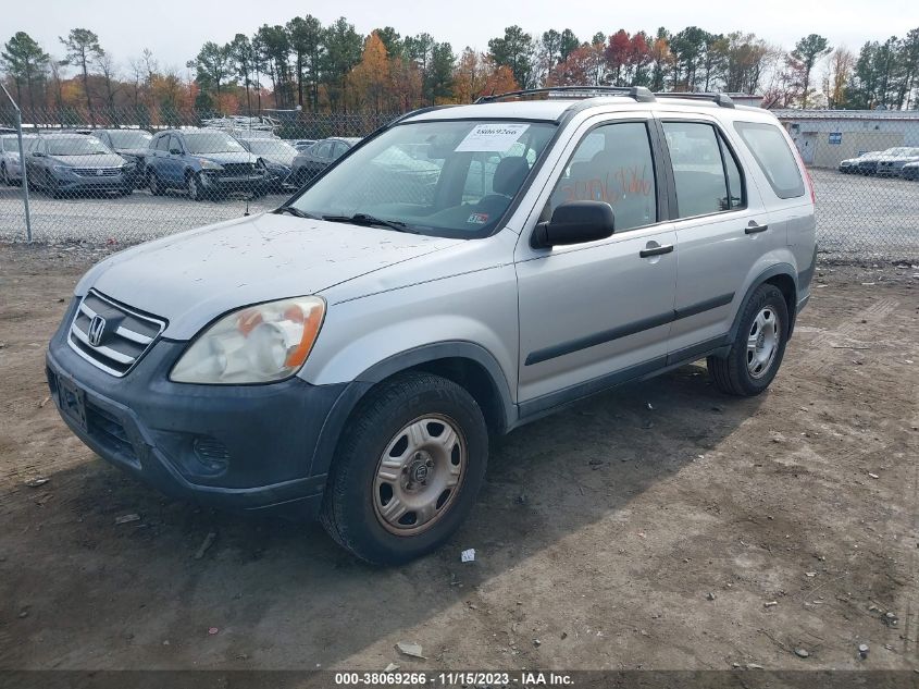 2006 Honda Cr-V Lx VIN: JHLRD78566C028092 Lot: 38069266