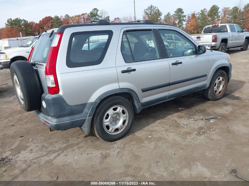 2006 Honda Cr-V Lx VIN: JHLRD78566C028092 Lot: 38069266