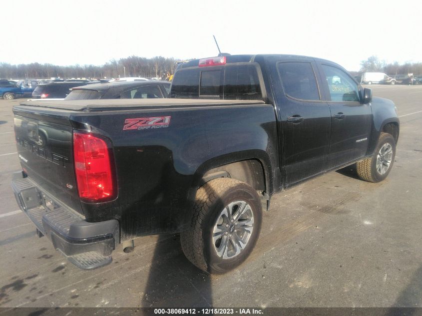 2021 Chevrolet Colorado 4Wd Short Box Z71 VIN: 1GCGTDEN9M1249091 Lot: 38069412