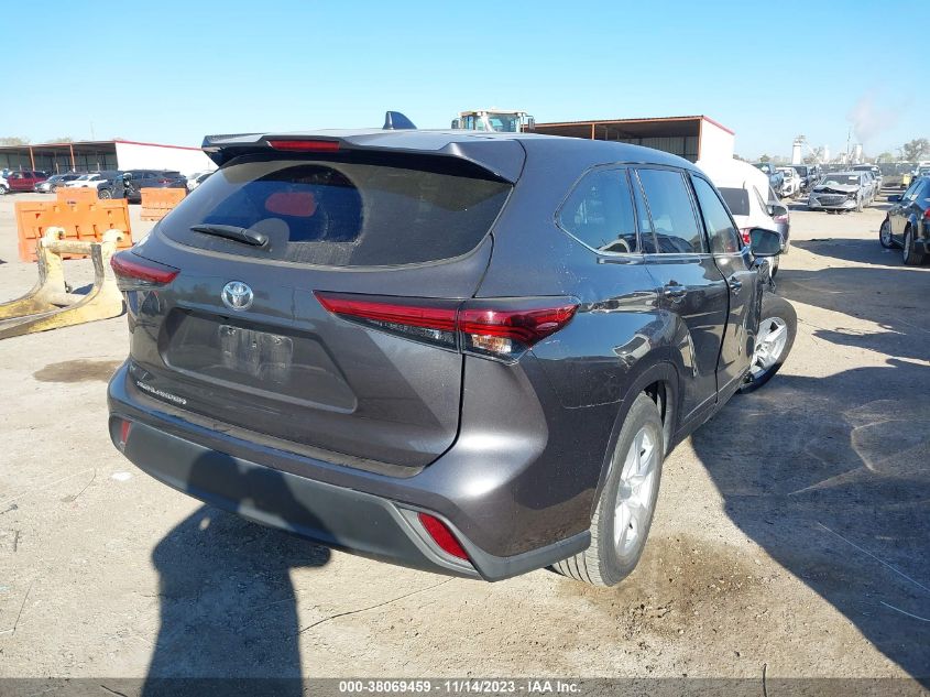 2021 Toyota Highlander L VIN: 5TDCZRAH4MS077534 Lot: 38069459