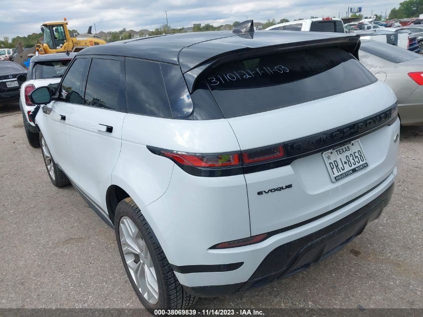 2021 Land Rover Range Rover Evoque R-Dynamic Se VIN: SALZL2FX3MH123595 Lot: 38069839