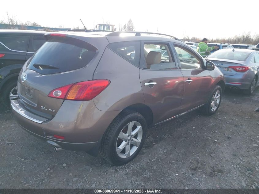 2010 Nissan Murano Sl VIN: JN8AZ1MW1AW120441 Lot: 38069941