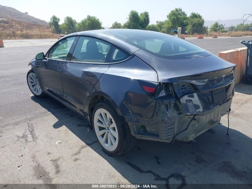 2021 Tesla Model 3 Standard Range Plus Rear-Wheel Drive VIN: 5YJ3E1EA4MF058819 Lot: 38070031