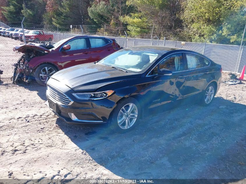 2018 Ford Fusion Hybrid Se VIN: 3FA6P0LUXJR223495 Lot: 38070243