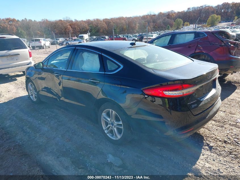 2018 Ford Fusion Hybrid Se VIN: 3FA6P0LUXJR223495 Lot: 38070243