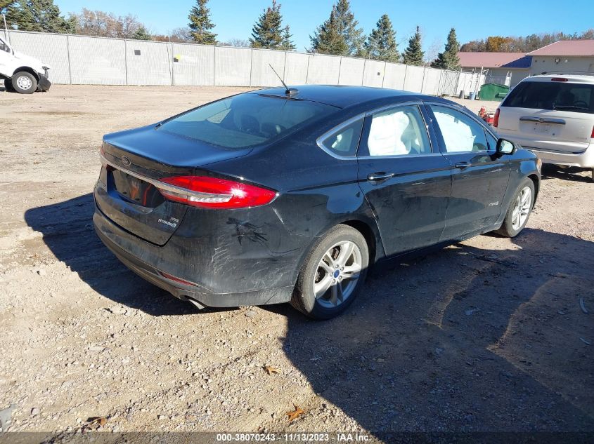 2018 Ford Fusion Hybrid Se VIN: 3FA6P0LUXJR223495 Lot: 38070243