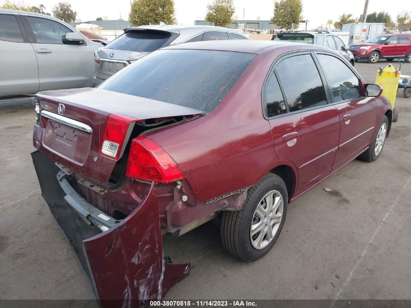 2003 Honda Civic Ex VIN: 2HGES26733H523580 Lot: 38070515