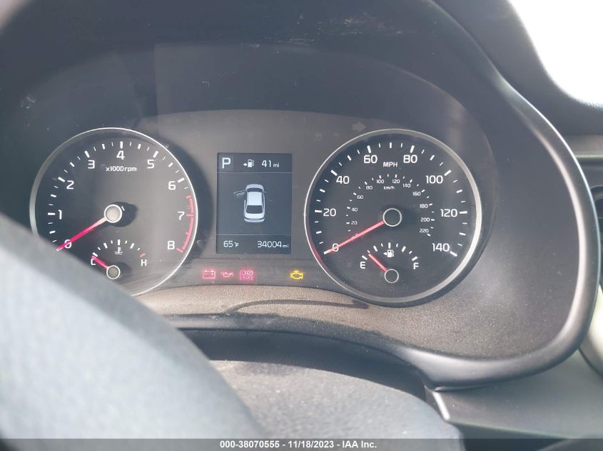 2019 Kia Rio S VIN: 3KPA24AB3KE216473 Lot: 38070555