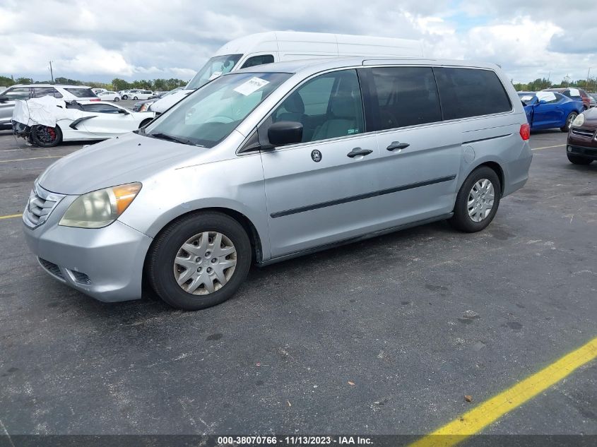 2010 Honda Odyssey Lx VIN: 5FNRL3H22AB012367 Lot: 40665975