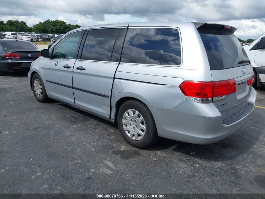 2010 Honda Odyssey Lx VIN: 5FNRL3H22AB012367 Lot: 40665975