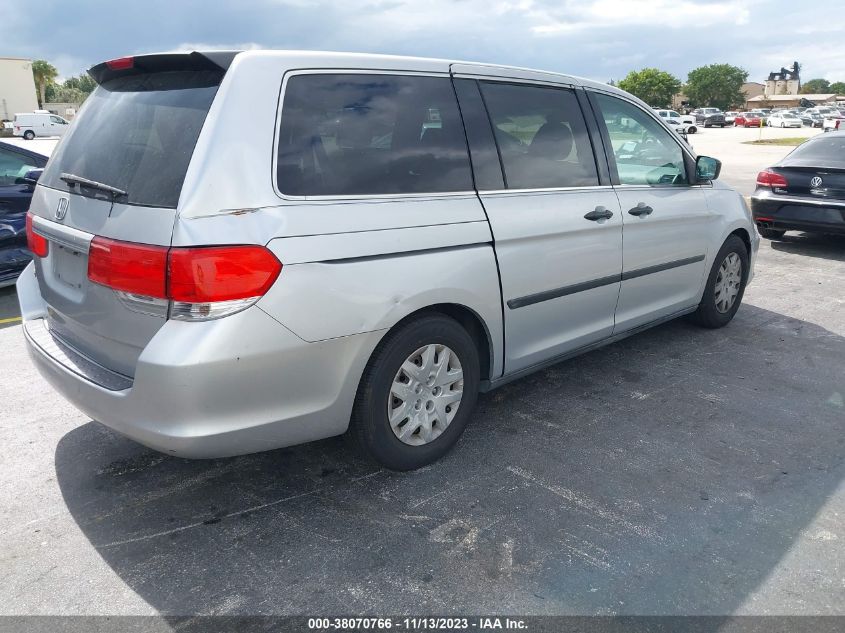 2010 Honda Odyssey Lx VIN: 5FNRL3H22AB012367 Lot: 40665975