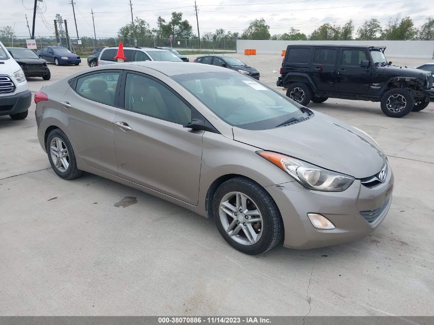 2013 Hyundai Elantra Gls VIN: 5NPDH4AE9DH443316 Lot: 38070886