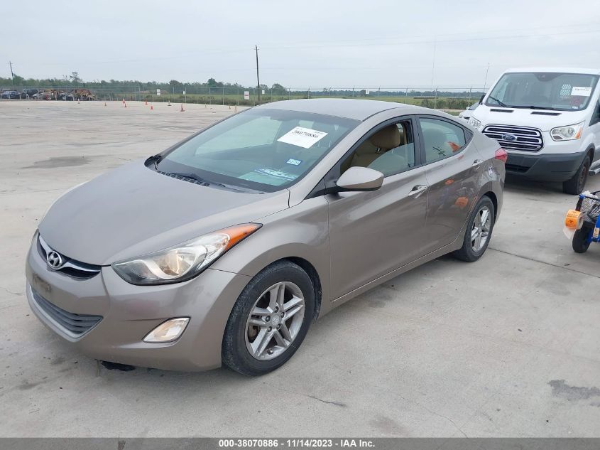 2013 Hyundai Elantra Gls VIN: 5NPDH4AE9DH443316 Lot: 38070886