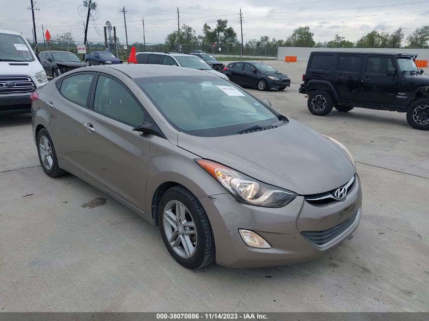 2013 Hyundai Elantra Gls VIN: 5NPDH4AE9DH443316 Lot: 38070886