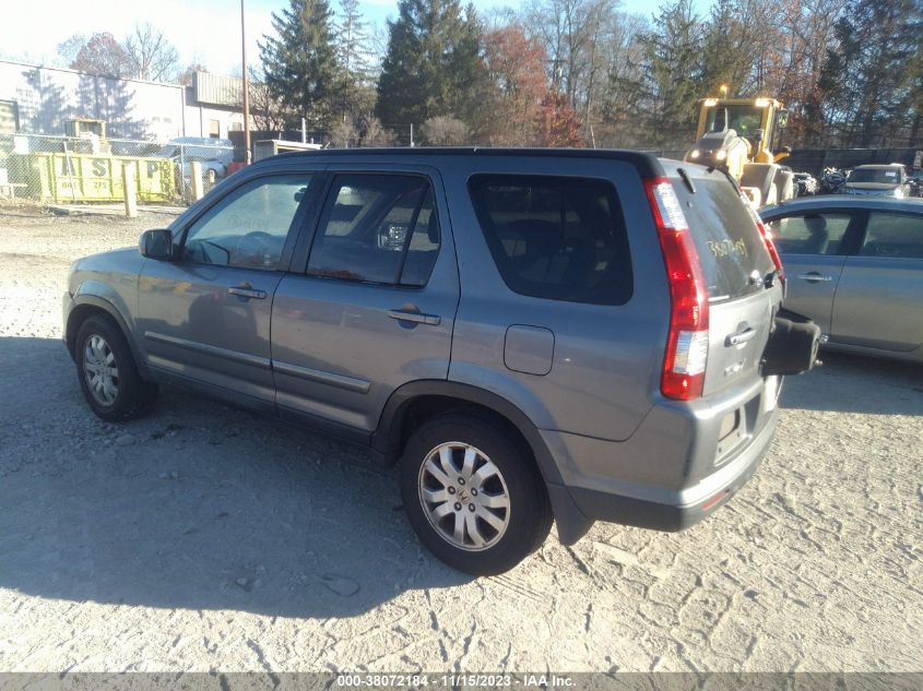 2006 Honda Cr-V Se VIN: SHSRD78906U418939 Lot: 38072184