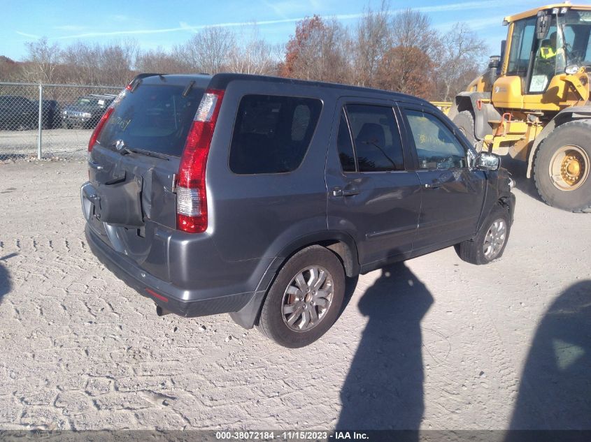 2006 Honda Cr-V Se VIN: SHSRD78906U418939 Lot: 38072184