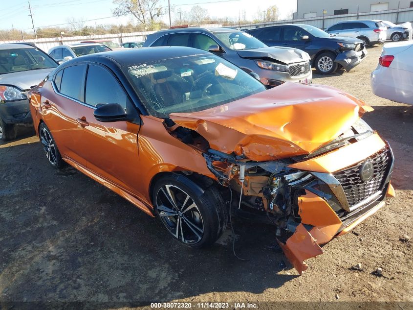 2022 Nissan Sentra Sr Xtronic Cvt VIN: 3N1AB8DVXNY291724 Lot: 38072320