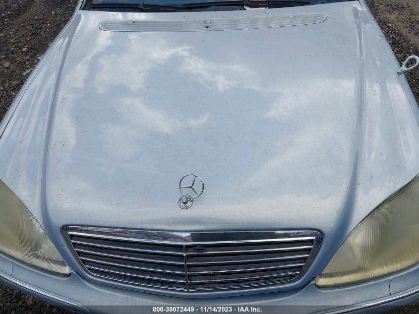 2001 Mercedes-Benz S-Class Base (A5) VIN: WDBNG70J31A196089 Lot: 38072449