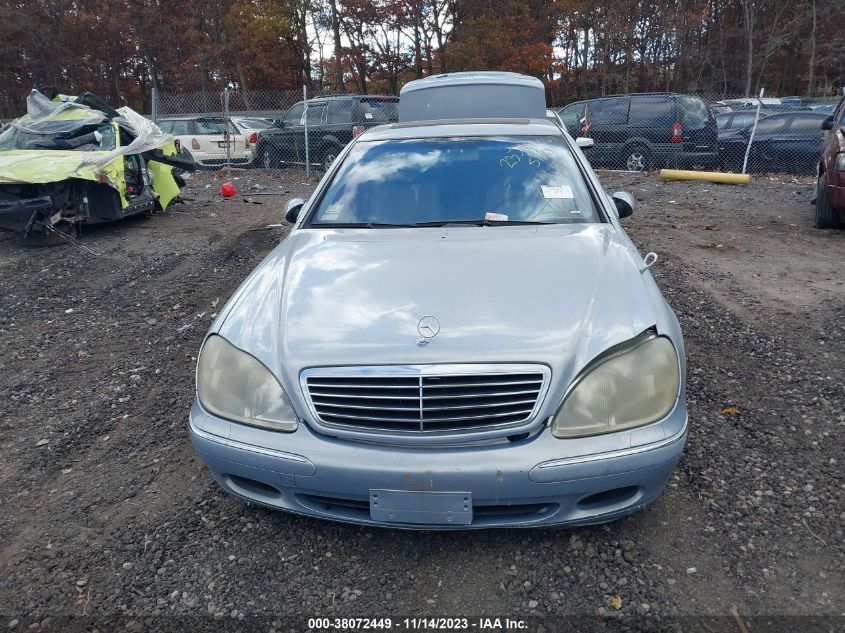 2001 Mercedes-Benz S-Class Base (A5) VIN: WDBNG70J31A196089 Lot: 38072449