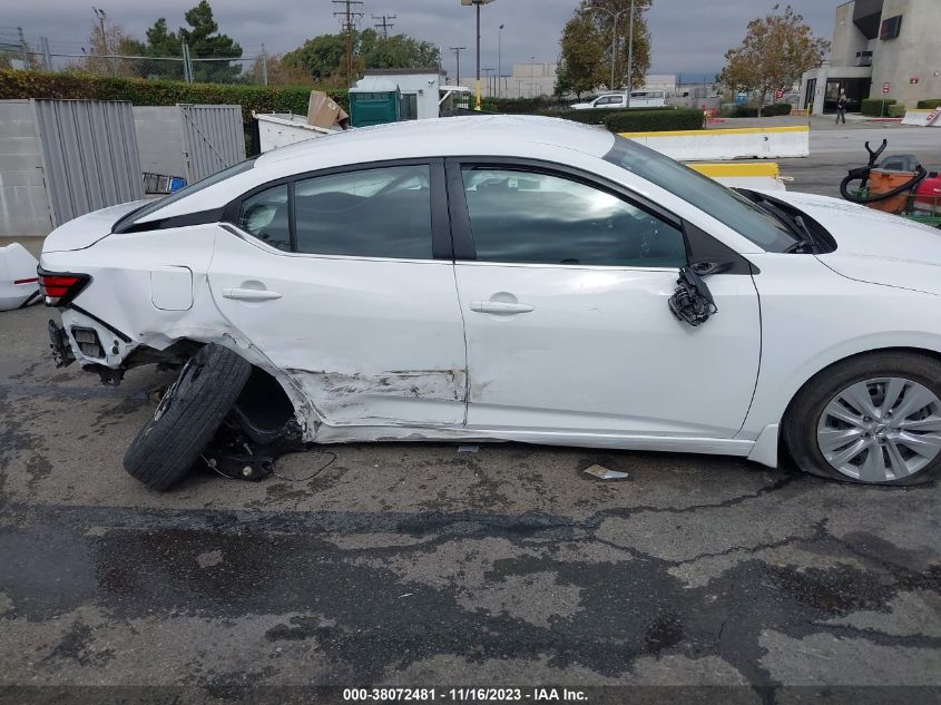 2022 Nissan Sentra S Xtronic Cvt VIN: 3N1AB8BV7NY207376 Lot: 38072481