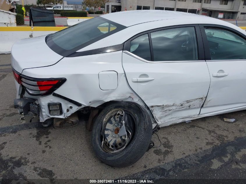 2022 Nissan Sentra S Xtronic Cvt VIN: 3N1AB8BV7NY207376 Lot: 38072481