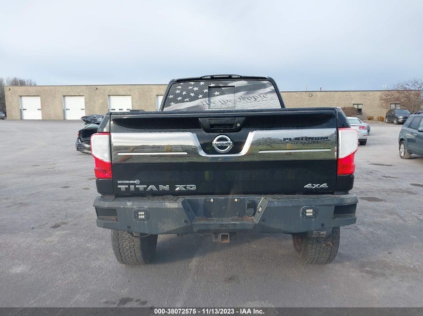 2016 Nissan Titan Xd Platinum Reserve Diesel VIN: 1N6BA1F47GN510779 Lot: 38072575