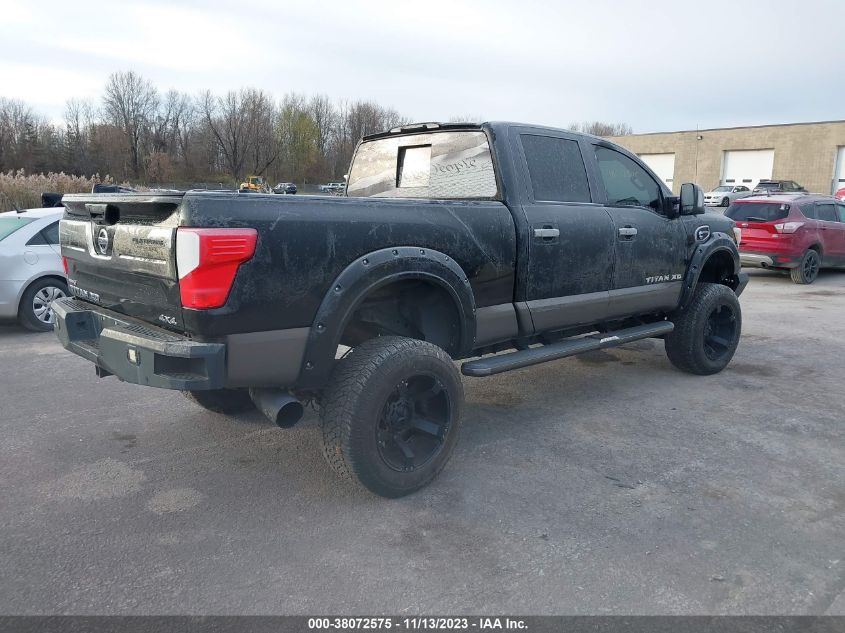 2016 Nissan Titan Xd Platinum Reserve Diesel VIN: 1N6BA1F47GN510779 Lot: 38072575