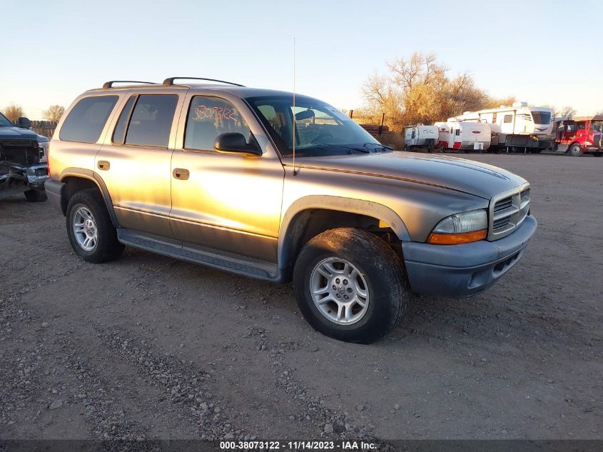 2003 Dodge Durango Sport/Sxt VIN: 1D4HS38N03F575444 Lot: 38073122