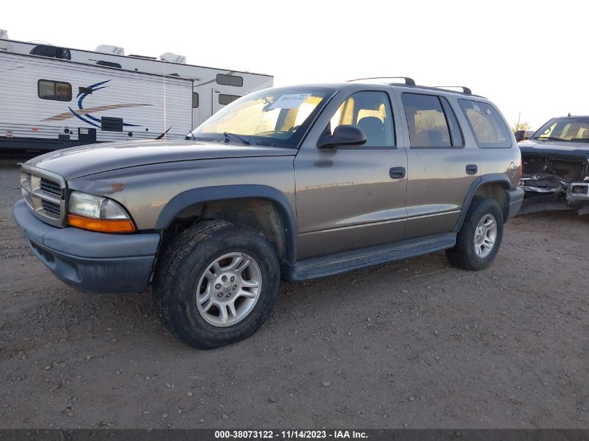 2003 Dodge Durango Sport/Sxt VIN: 1D4HS38N03F575444 Lot: 38073122