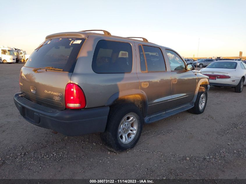 2003 Dodge Durango Sport/Sxt VIN: 1D4HS38N03F575444 Lot: 38073122