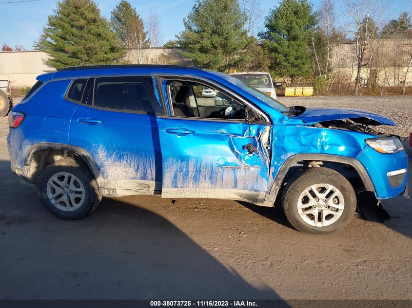 2020 Jeep Compass Sport 4X4 VIN: 3C4NJDAB2LT112302 Lot: 40343646