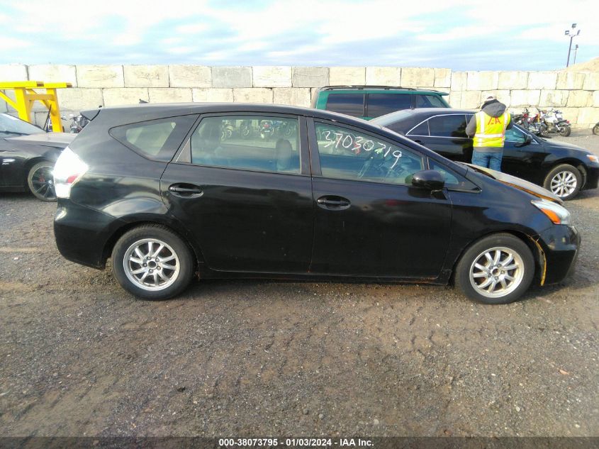 2014 Toyota Prius V Two/Three/Five VIN: JTDZN3EU8EJ001324 Lot: 38073795